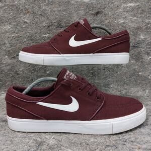 Nike Zoom Stefan Janoski SB Sneakers Men's Size 12 Burgundy Athletic 615957-605